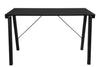 Masa de birou din metal si sticla, Typhoon Negru, L125xl65xH77,5 cm