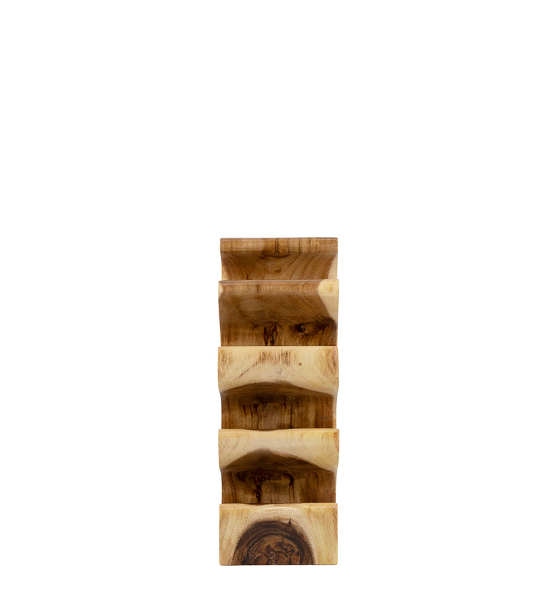 Suport din lemn pentru 6 sticle, Suar Small Natural, l25xA20xH50 cm (2)