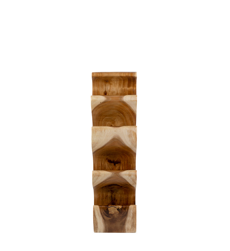 Suport din lemn pentru 8 sticle, Suar Large Natural, l27xA20xH70 cm (2)