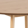 Masa rotunda din MDF, furnir si lemn, Roxby Stejar, Ø105xH76 cm (6)