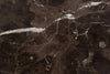 Masa rotunda din marmura si metal, Heaven Maro / Negru, Ø120xH75,5 cm (3)