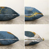 Set 4 fete perna decorative din poliester si bumbac, Ceylan RKYK342 Multicolor, 43 x 43 cm (1)