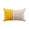 Perna decorativa cu husa detasabila, Cancun Galben, 30 x 50 cm