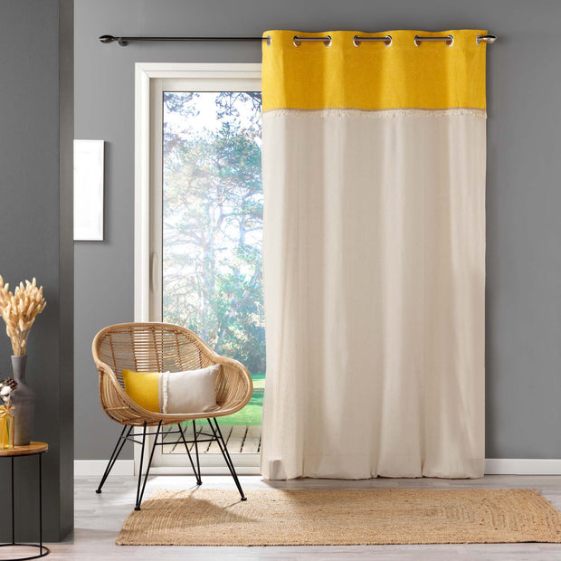 Perna decorativa cu husa detasabila, Cancun Galben, 30 x 50 cm (1)