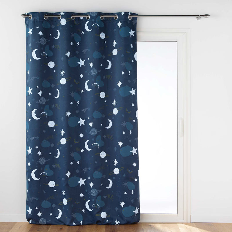 Draperie Blackout Moonlight Albastru Inchis, 140 x 260 cm