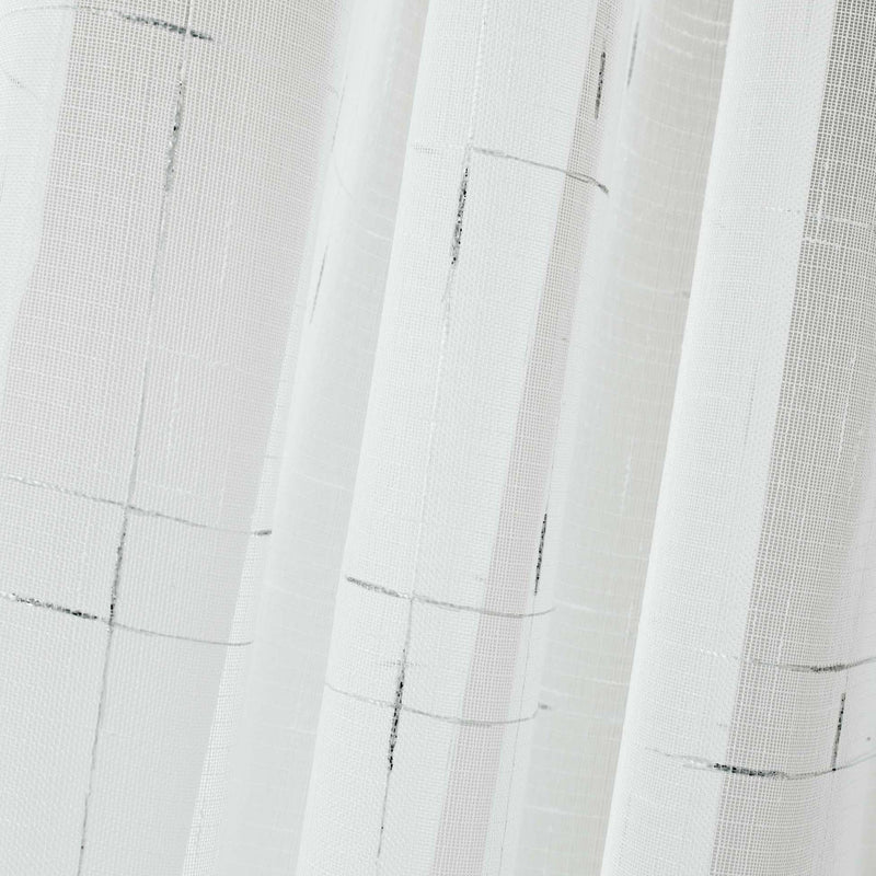 Perdea Dixie Alb / Argintiu, 140 x 240 cm (2)