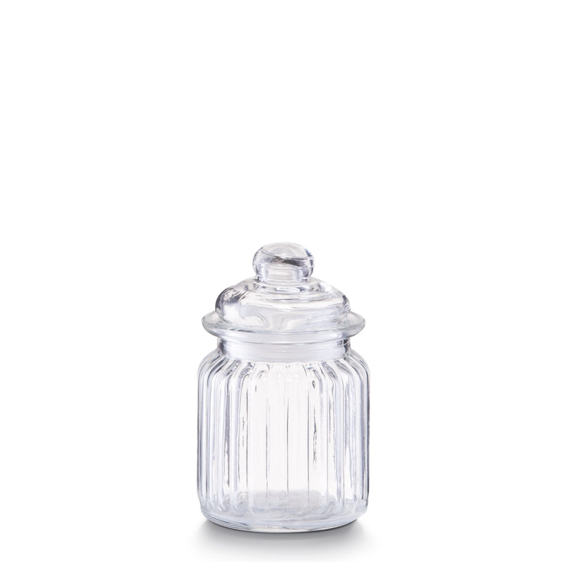 Borcan pentru depozitare din sticla Nostalgia, capac etans, 250 ml, Ø 8xH12,5 cm