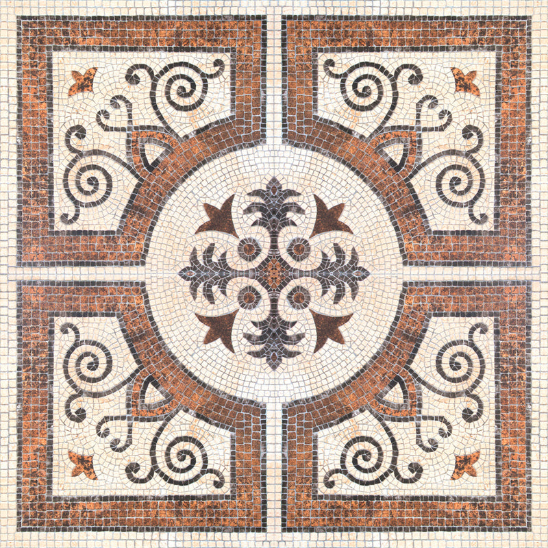 Set 3 role Tapet Imprimat Digital Byzantine tile