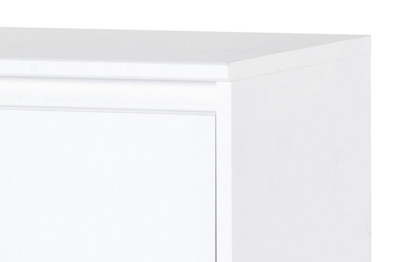 Cabinet din pal cu 4 sertare Venetia 07 Alb / Stejar Sonoma, l80xA38xH104 cm (3)