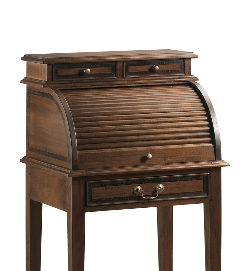 Cabinet din lemn, cu 3 sertare si 1 usa, Vintage Small Nuc, l55xA45xH110 cm (2)