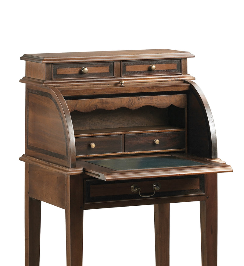 Cabinet din lemn, cu 3 sertare si 1 usa, Vintage Small Nuc, l55xA45xH110 cm (3)