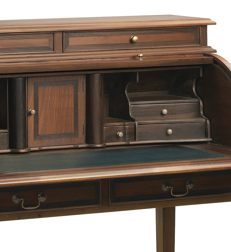 Cabinet din lemn, cu 4 sertare si 1 usa, Vintage Large Nuc, l103xA57xH115 cm (4)