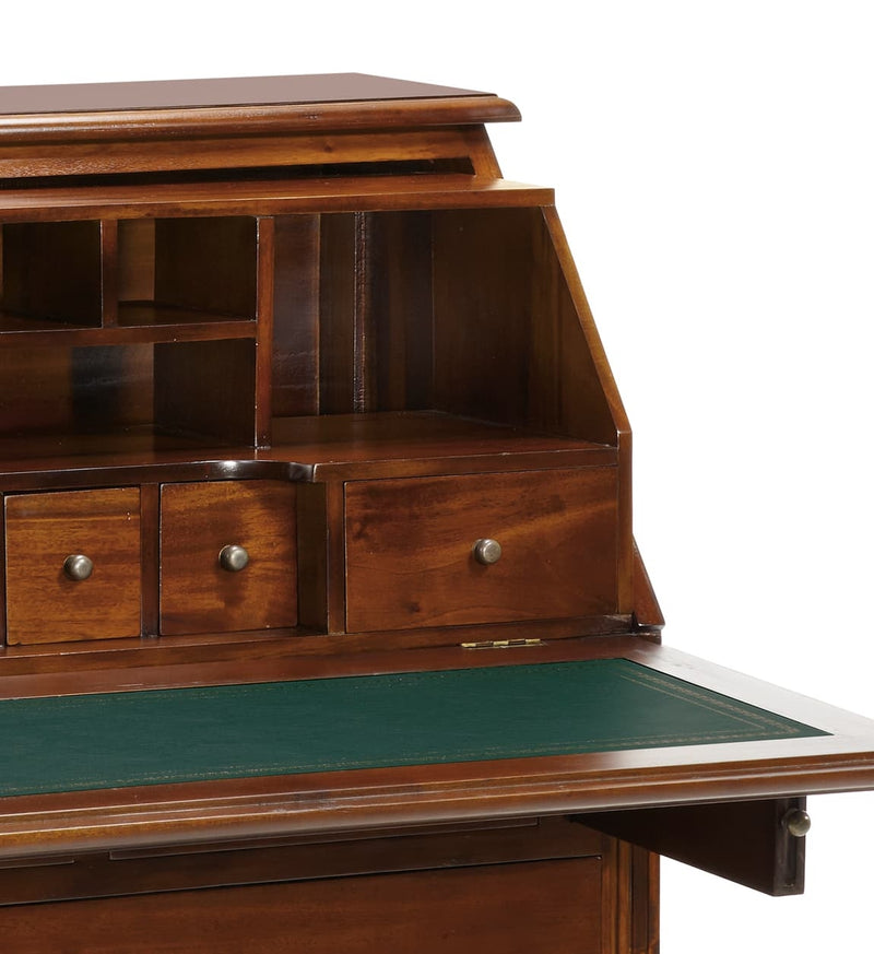 Cabinet din lemn cu 5 sertare, Vintage Nuc, l90xA48xH113 cm (4)