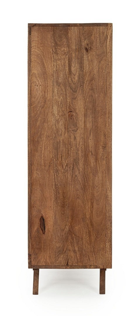 Cabinet din lemn de mango, cu 5 sertare si 3 usi, Sherman Natural, l135xA40xH145 cm (6)
