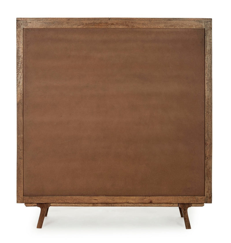 Cabinet din lemn de mango, cu 5 sertare si 3 usi, Sherman Natural, l135xA40xH145 cm (5)