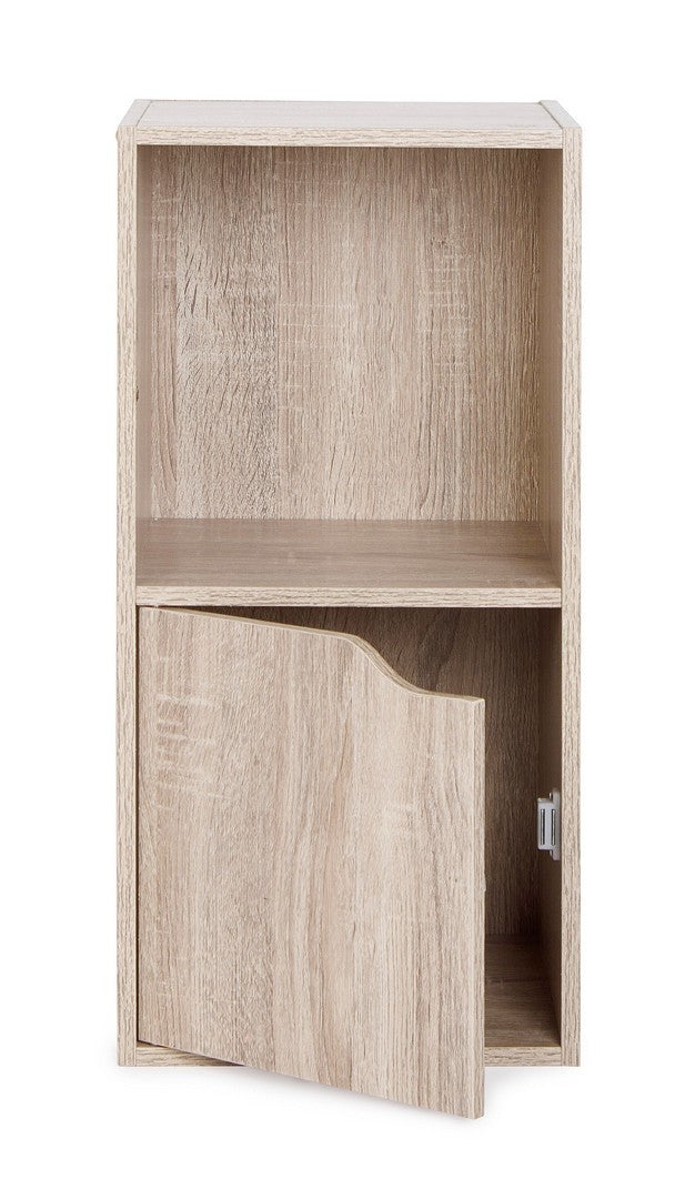 Cabinet din pal, cu 1 usa, Maelle Stejar Sonoma, l30xA29xH61 cm (2)