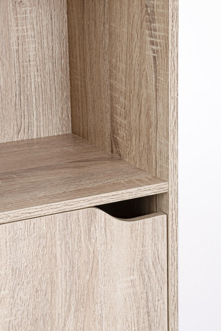 Cabinet din pal, cu 1 usa, Maelle Stejar Sonoma, l30xA29xH61 cm (4)