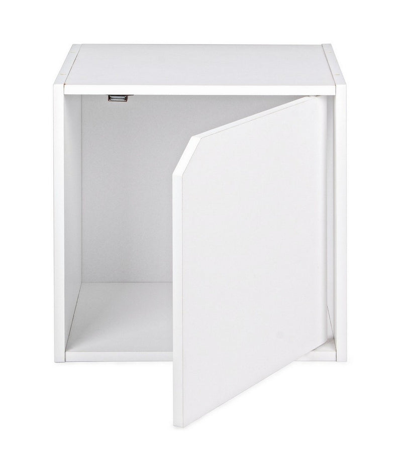 Cabinet modular din MDF, cu 1 usa, Composite Alb, l35xA29,2xH35 cm (6)