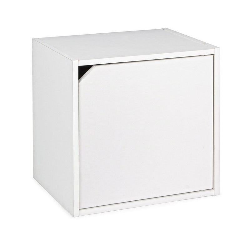 Cabinet modular din MDF, cu 1 usa, Composite Alb, l35xA29,2xH35 cm
