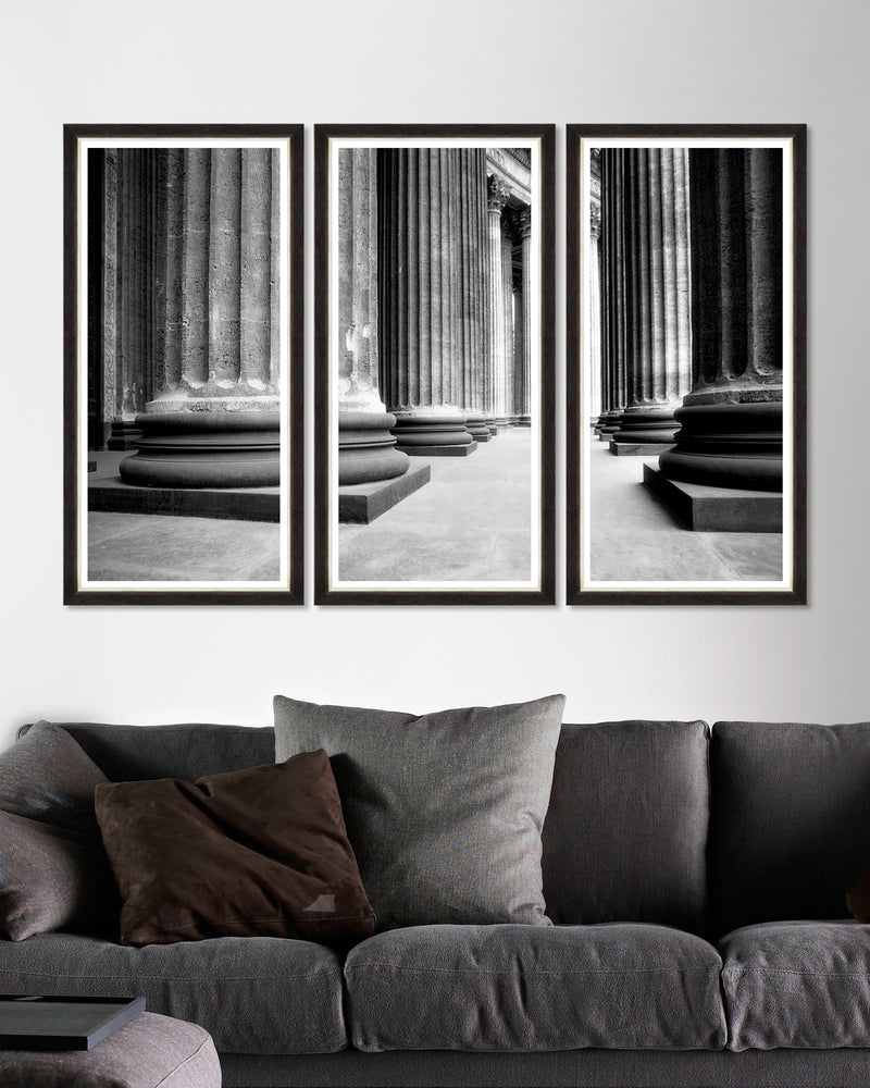 Tablou 3 piese Framed Art Church Colonnade Triptych (1)