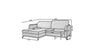 Coltar Extensibil Lorelai cu Lada de Depozitare, Sezlong pe Stanga, Tetiere Reglabile, l225xA160xH80-105 cm (10)