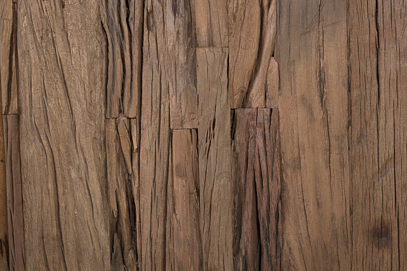 Comoda din lemn de mago si metal, cu 3 usi Manchester Gri / Natural, l175xA38xH100 cm (11)