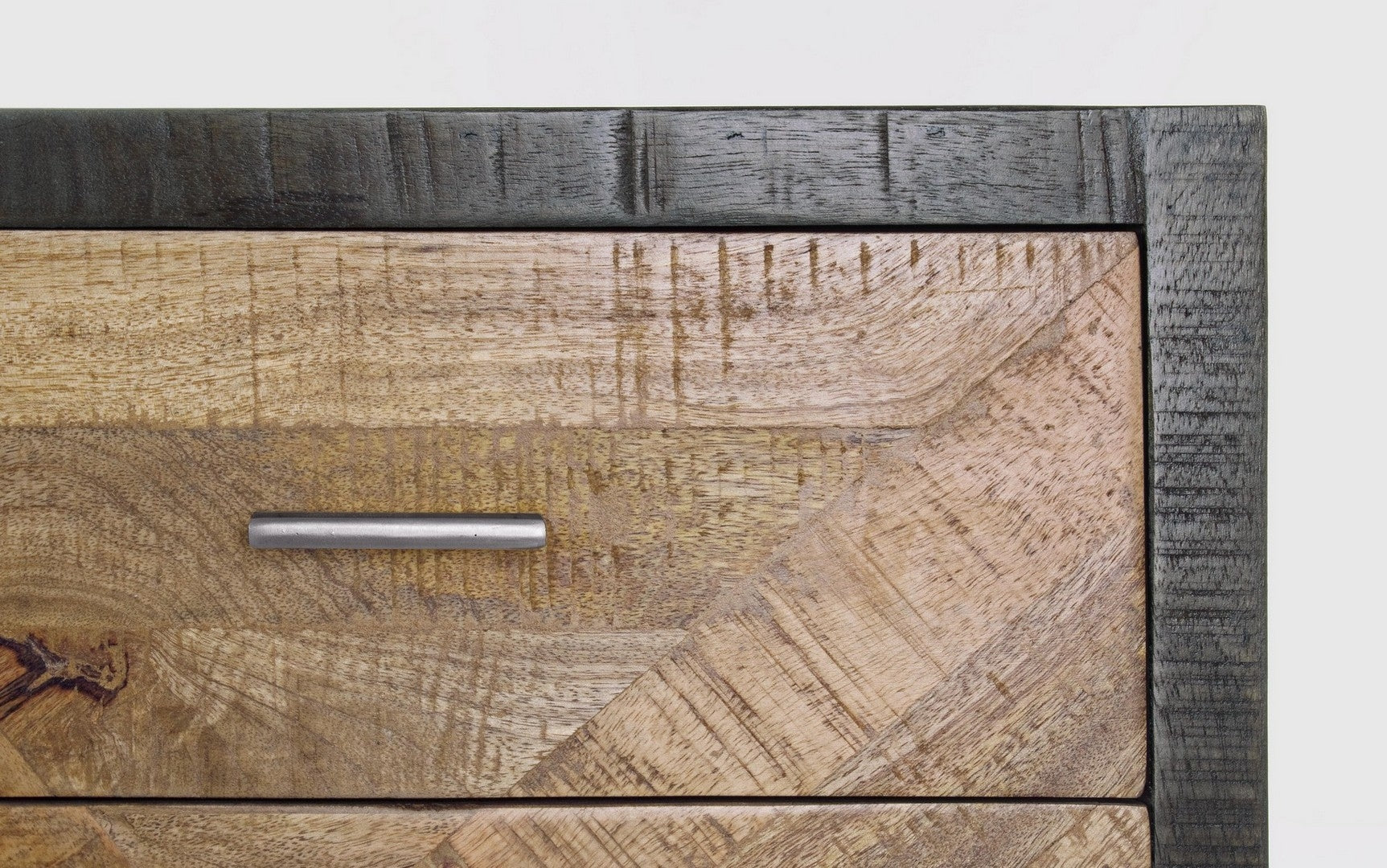 Comoda din lemn de mango si metal, cu 4 sertare Norwood Natural, l85xA35xH85 cm (5)