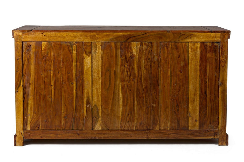 Comoda din lemn de salcam, cu 3 sertare si 3 usi Chateaux Natural, l160xA50xH90 cm (6)