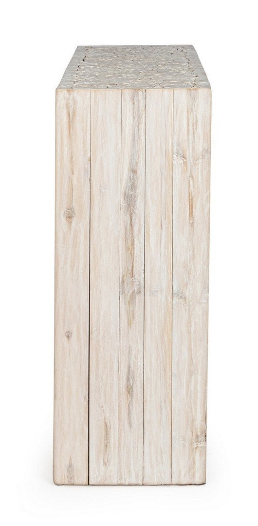 Consola din lemn de tec, Ermitas Natur, l109xA30xH79 cm (3)