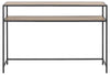 Consola din pal si metal Seaford Stejar / Negru, l120xA35xH79 cm (1)