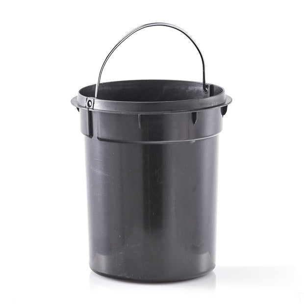 Zeller Cos de gunoi cu pedala pentru baie, din metal si bambus, Shade III Verde Inchis, Ø16,8xH24 cm