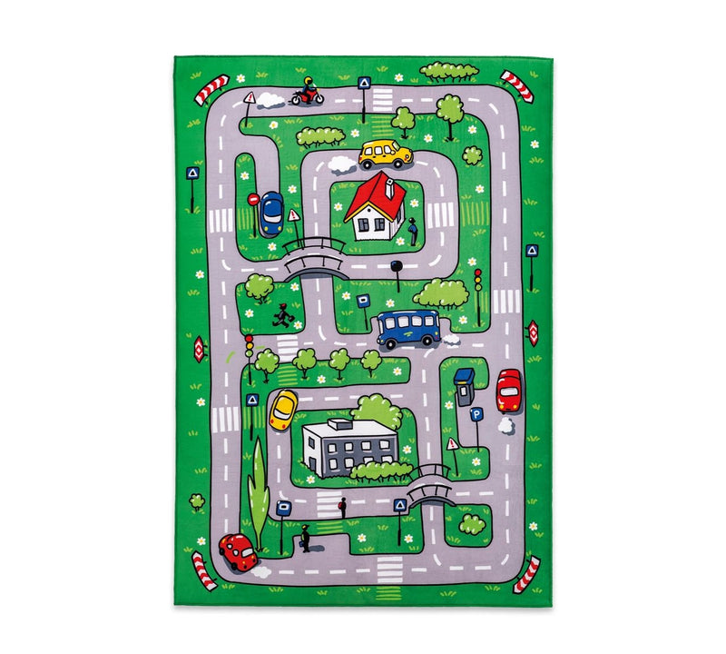 Covor pentru copii din PE Soft Traffic Multicolour, 100 x 150 cm