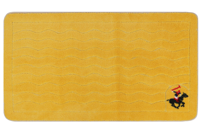 Covoras pentru baie Beverly Hills Polo Club 313 Galben, 67 x 120 cm (1)