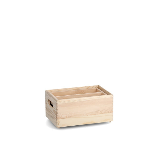 Cutie compartimentata, din lemn, Softwood Small Natural, L30xl20xH15 cm (3)