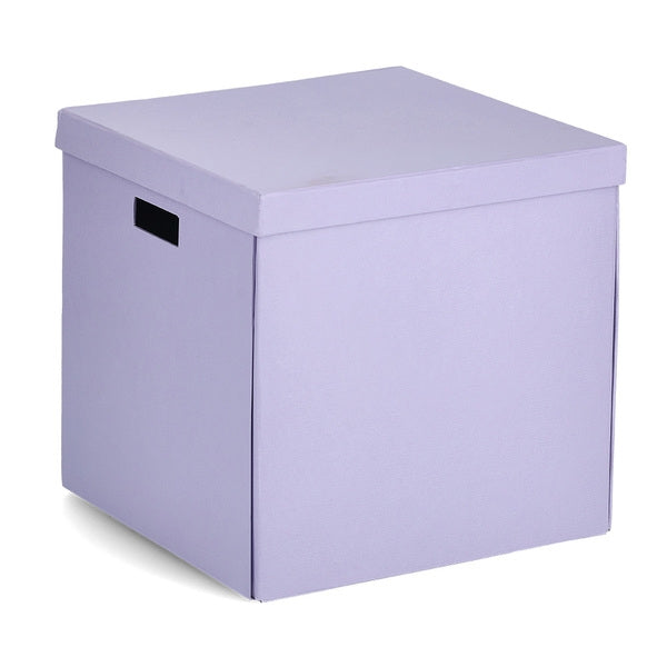 Cutie pentru depozitare, din carton reciclat, Fold Large Lila, L33,5xl33xH32 cm