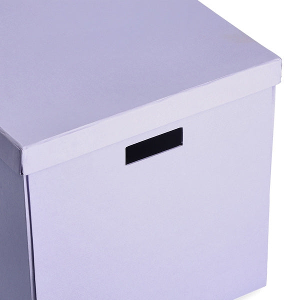 Cutie pentru depozitare, din carton reciclat, Fold Large Lila, L33,5xl33xH32 cm (2)