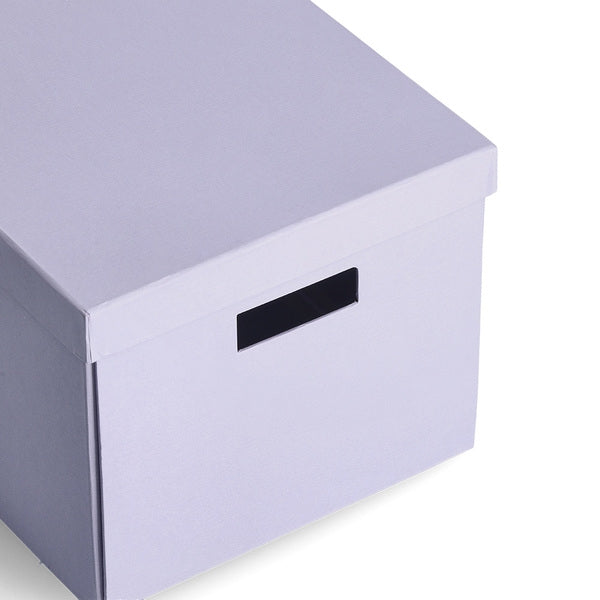 Cutie pentru depozitare, din carton reciclat, Fold Small Lila, L35xl25xH20 cm (2)