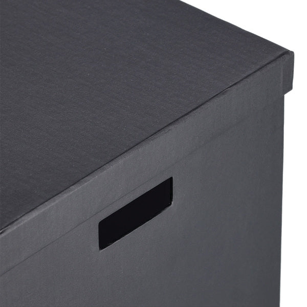 Cutie pentru depozitare, din carton reciclat, Fold Small Negru, L35xl25xH20 cm (2)