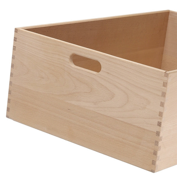 Cutie pentru depozitare, din lemn de fag, Stack Tall II Natural, L60xl40xH21 cm (3)
