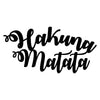 Decoratiune de perete din metal, Hakuna Matata Negru, l70xA1,5xH45 cm (1)