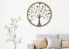 Decoratiune de perete Life Tree I Natural, Ø59 cm