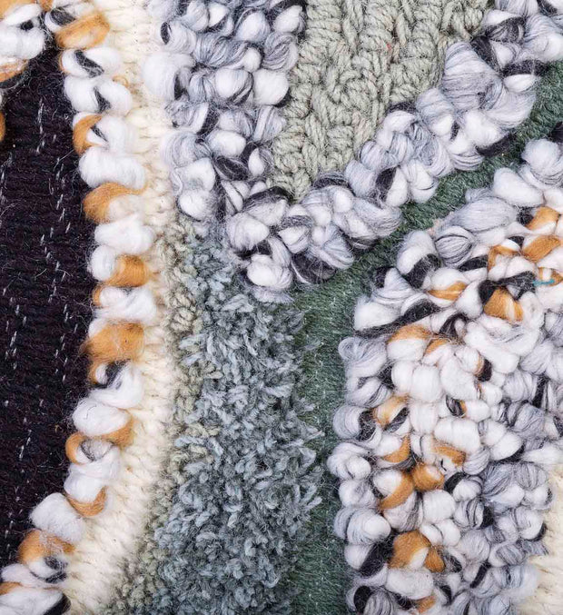 Moycor Decoratiune de perete, Tapy Oval Negru, 120 x 90 cm