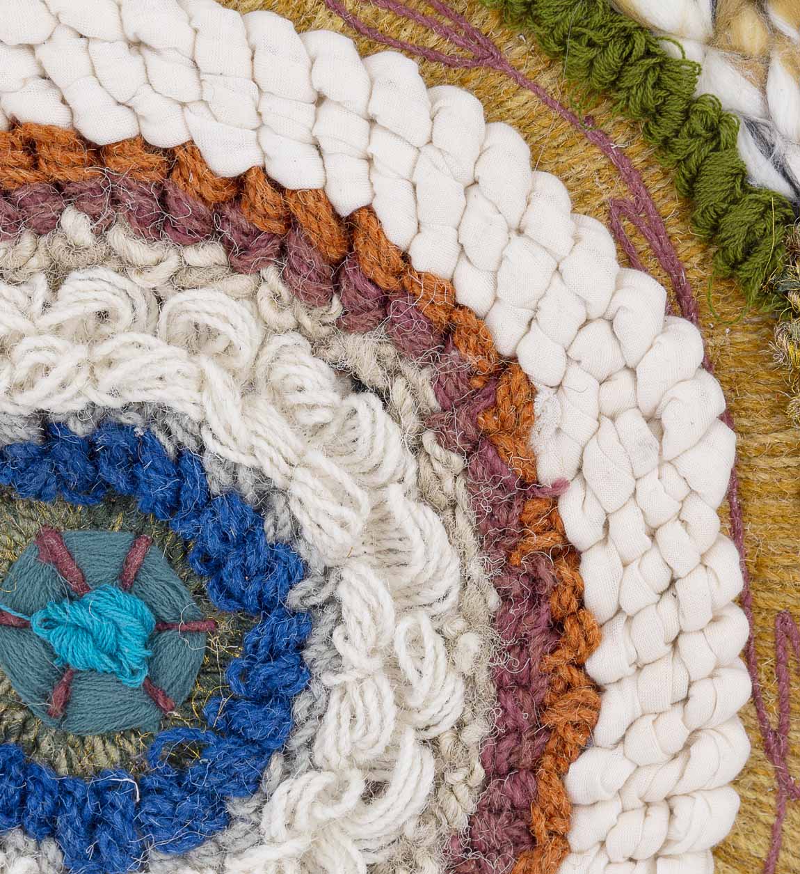 Decoratiune de perete, Tapy Round Multicolor, Ø80 (1)