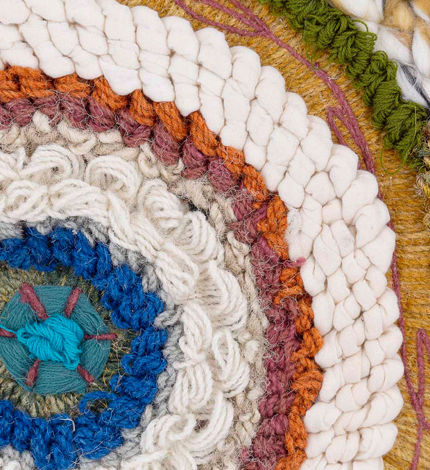 Decoratiune de perete, Tapy Round Multicolor, Ø80 (1)