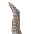 Moycor Decoratiune din lemn de albasia, Ethnic Antelope Natural, L33xl15xH65 cm
