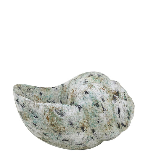 Moycor Decoratiune din lemn de albasia, Ethnic Snail Multicolour, L20xl15xH15 cm