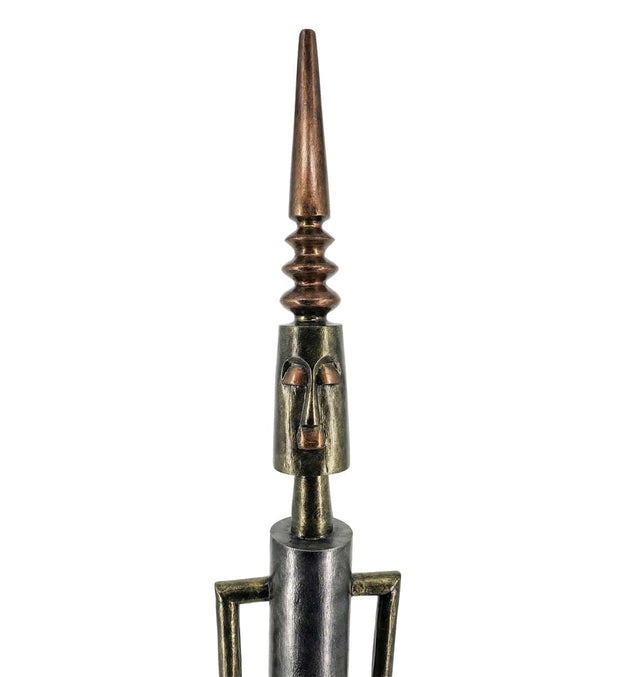 Moycor Decoratiune din lemn, Ethnic Multicolor, l25xA15xH153 cm