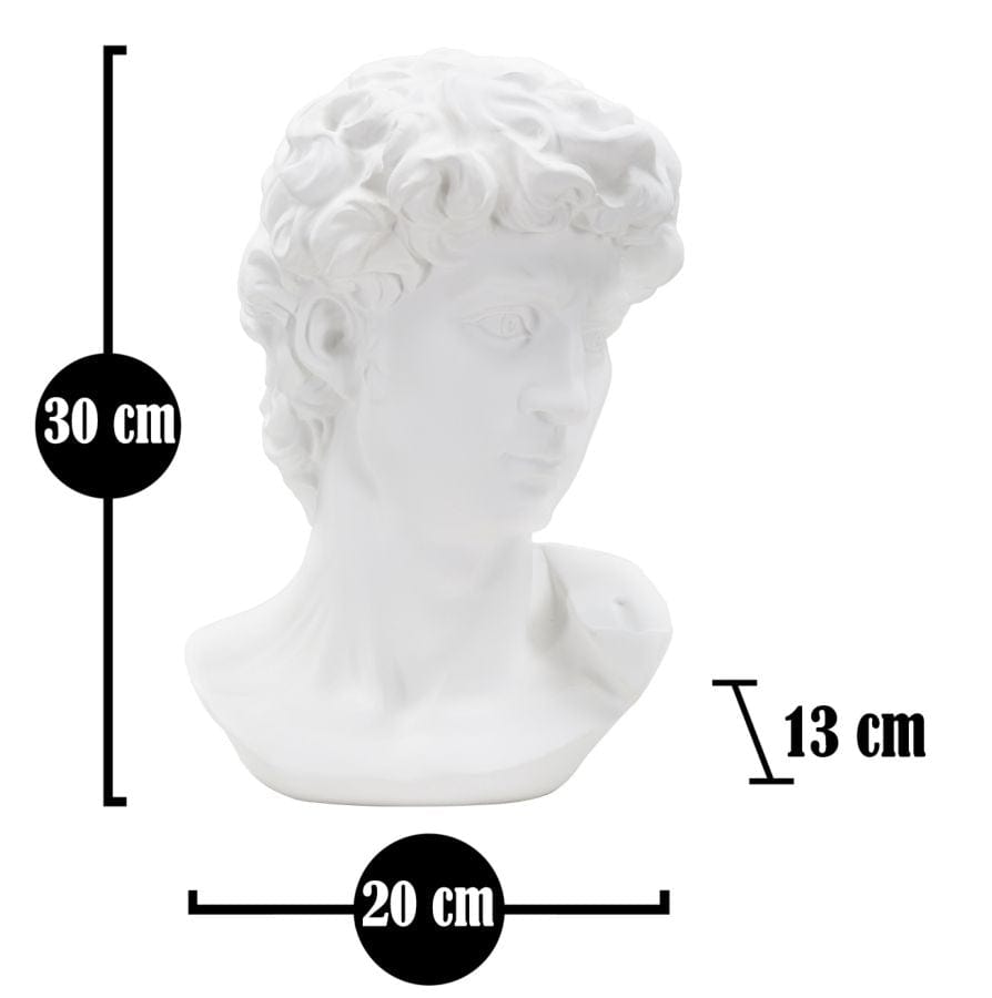 Mauro Ferretti Decoratiune din polirasina Roman Plus Alb, L20xl13xH30 cm