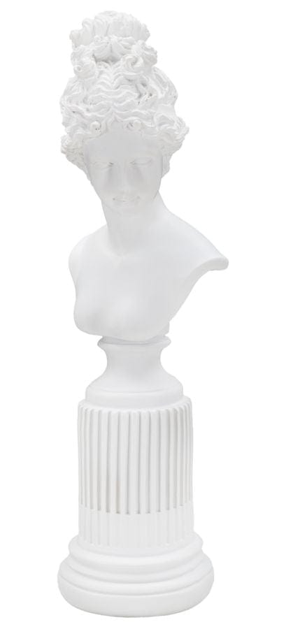 Mauro Ferretti Decoratiune din polirasina Statua Woman Alb, L11xl10,5xH35,5 cm
