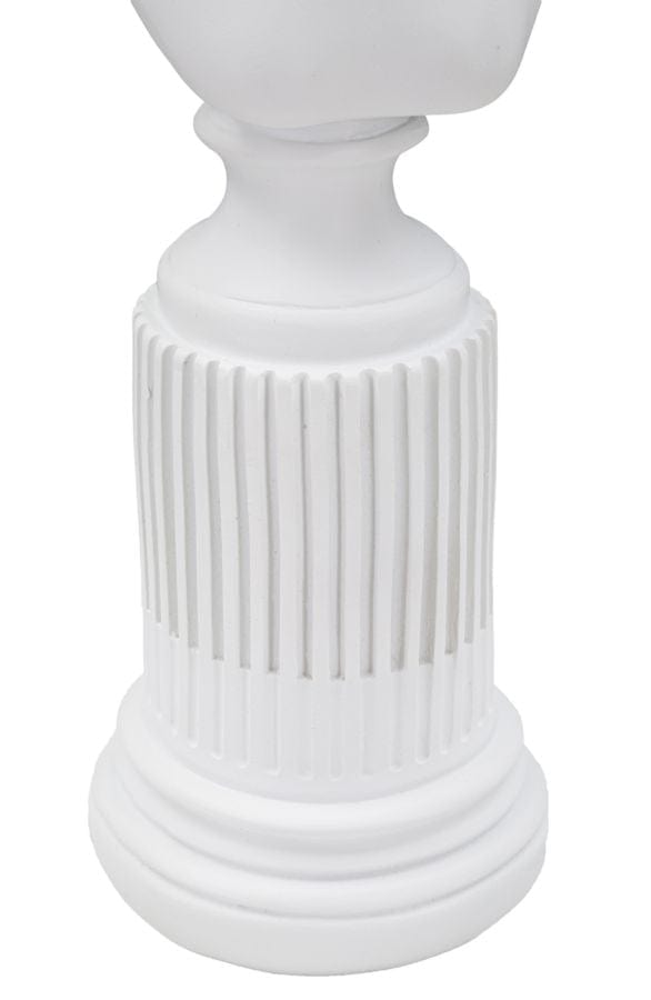 Mauro Ferretti Decoratiune din polirasina Statua Woman Alb, L11xl10,5xH35,5 cm